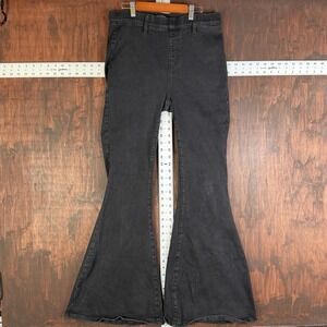 Judy Blue Jeans Pull-On Super Flare Stretch Denim‎ High Rise Pant Women's 9/29